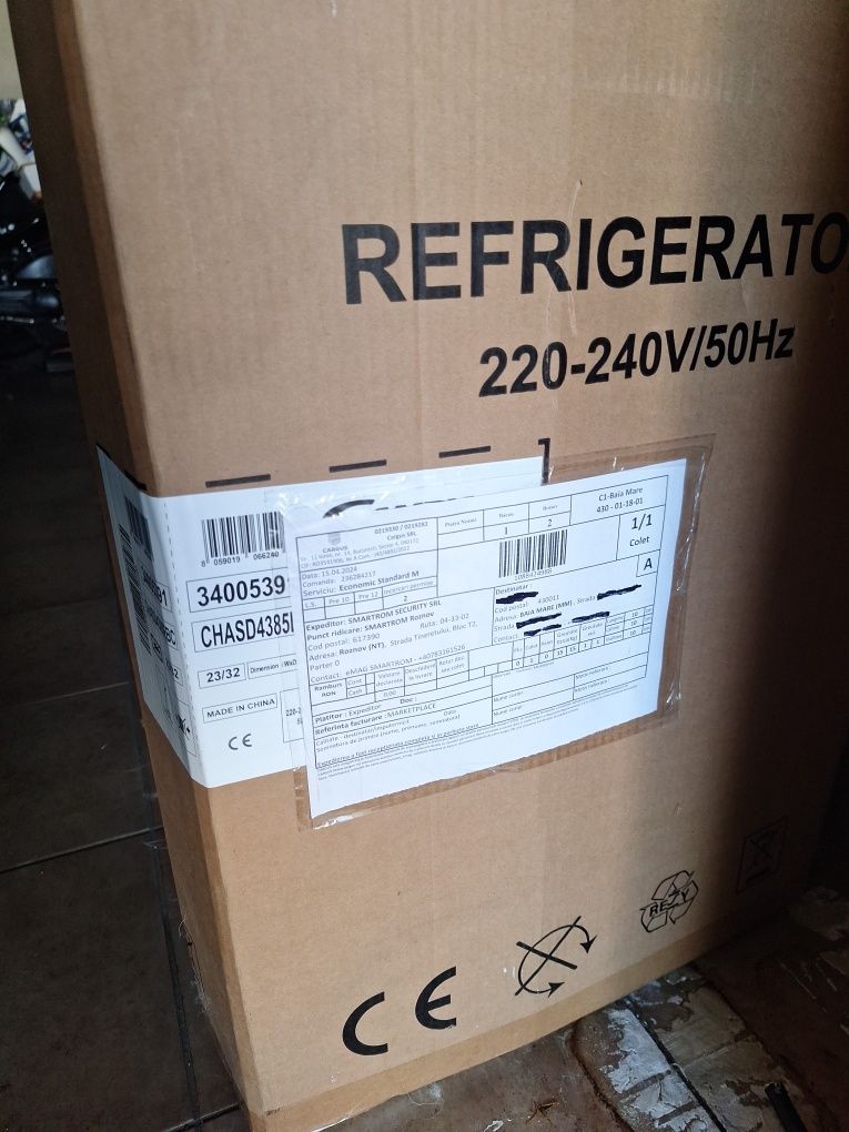 Frigider Candy NOU model  CHASD4385EBC