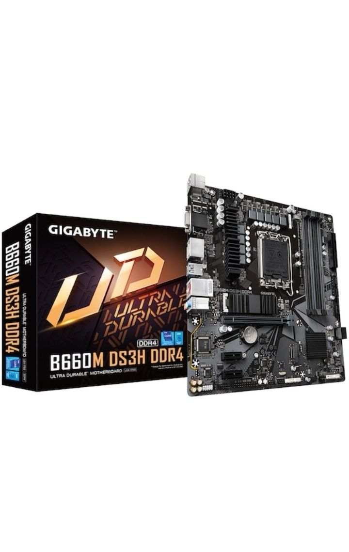 Placa de baza GIGABYTE B660M DS3H AX DDR4 v1.3+32GB DDR4 3200MHz CL16