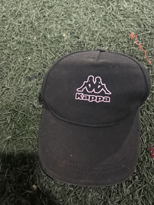 Кепка Kappa черная хорошая новая  в хорошем состоянии