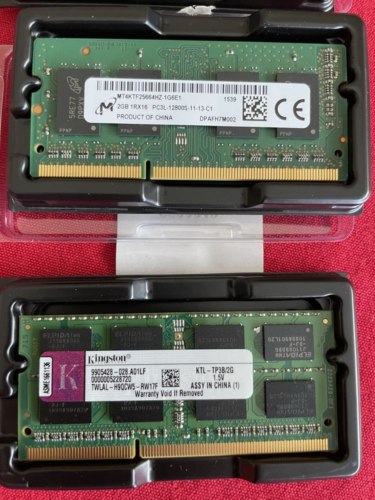 Памет за компютър/лаптоп  RAM DDR2, DDR3