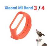 Curea silicon schimb bratara ceas Miband 3 4 orange, fitness Mi Band 3