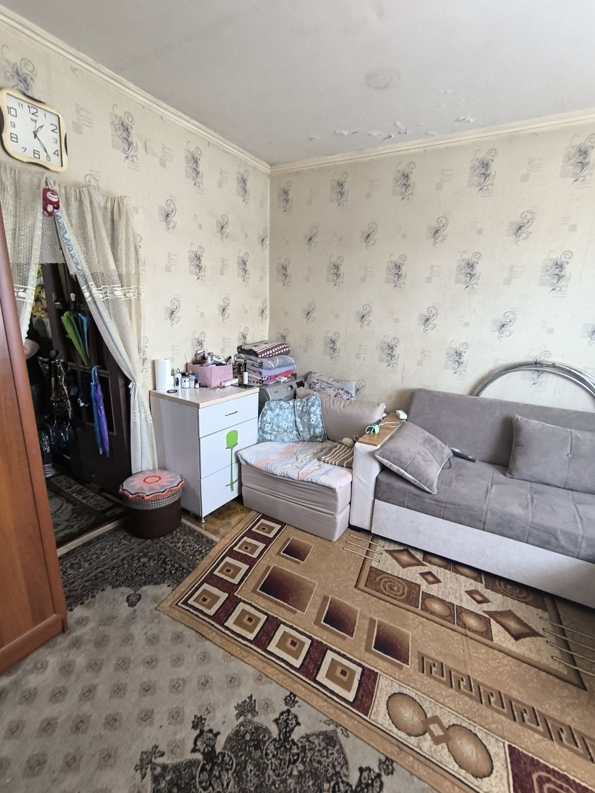 1 ком. Мини квартиру. 3/4 кирпич Сергели. Общежитие. 20 м². Чистая Ж/Д