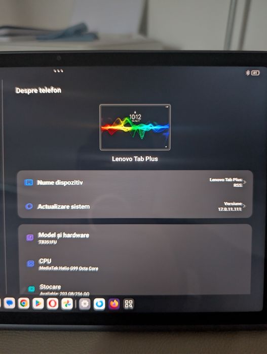 Lenovo Tab Plus 11.5, 8GB RAM, 256GB stocare