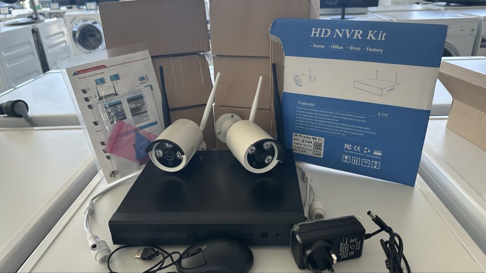 Камери 8 броя с DVR