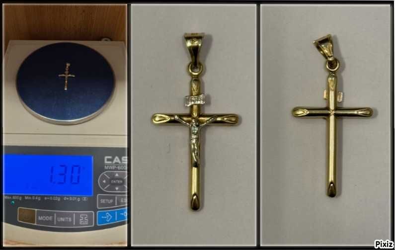 Златно - Кръстче 14 кр. , Ланче 18 кр.  , Висулка 14 кр.