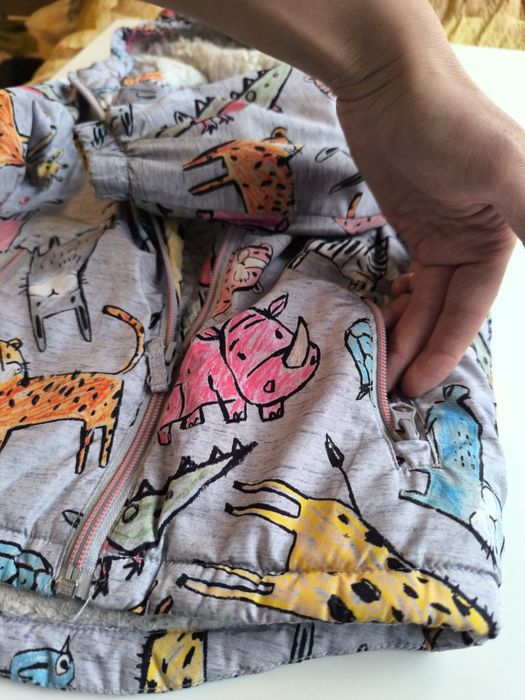 Geaca de iarna fetița 1-2 ani