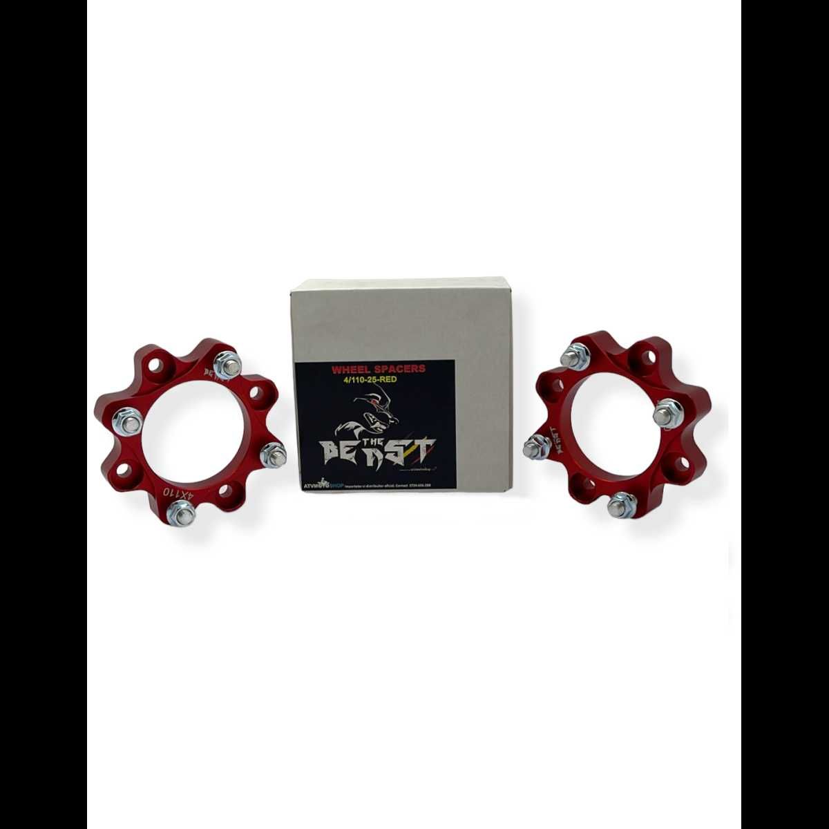 Distantiere roti ATV 4110 30MM RED - CFMOTO YAMAHA SUZ prezon M10X1.25