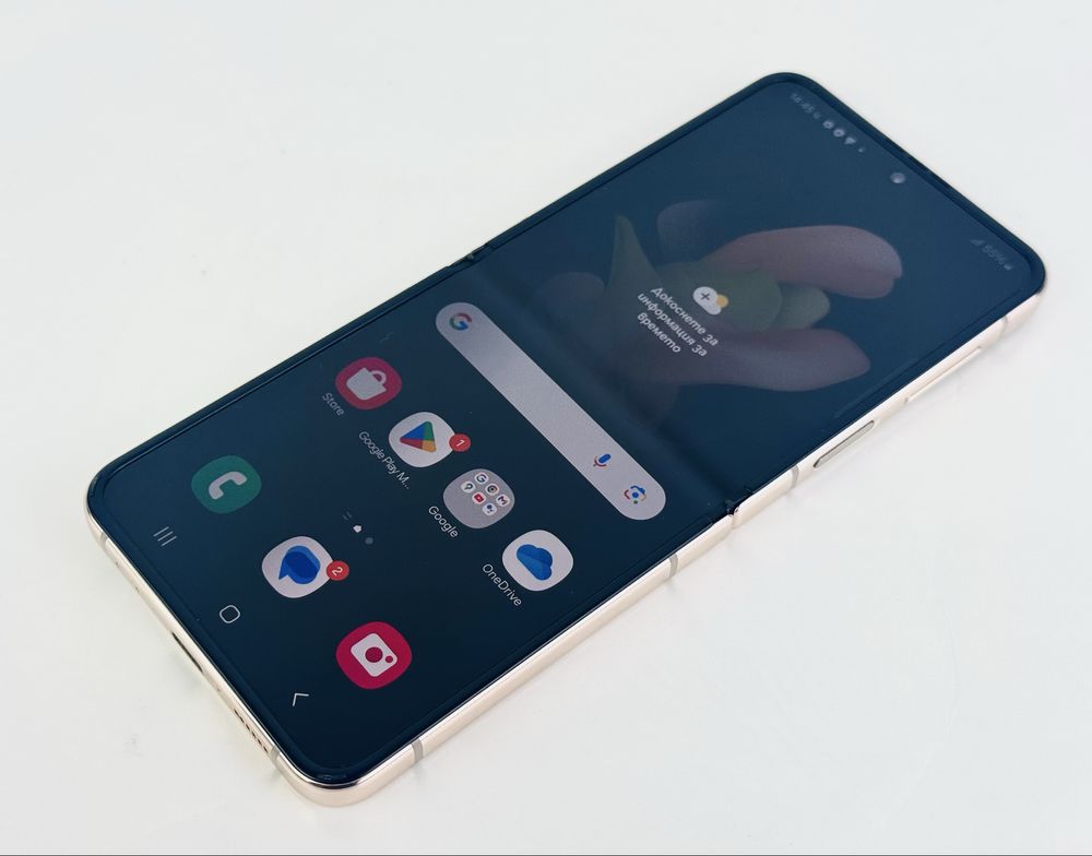 Samsung Galaxy Z Flip 4 5G 128GB 8RAM Pink Gold Перфектен Гаранция!