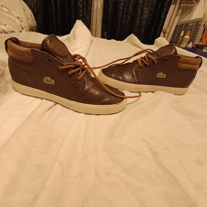 Ghete lacoste piele naturala îmblănite 42