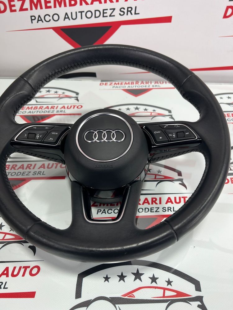 Volan Sport/S Line/3 Spite + Airbag Audi A3 8V A4 B9 A5 F5 Q2 Q3 TT