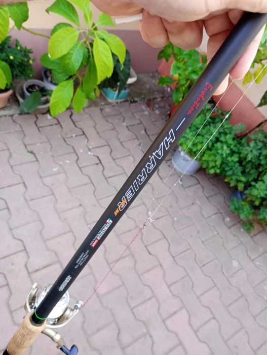 Lanseta si mulineta HARRIE Evolution RoBinHan 3,6m, carbon 98%, noi