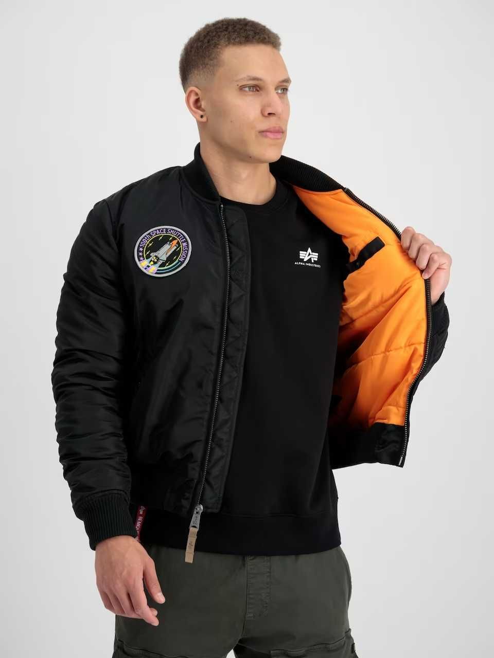 Alpha Industries MA-1 VF NASA Bomber ОРИГИНАЛ мъжко бомбър яке М и L