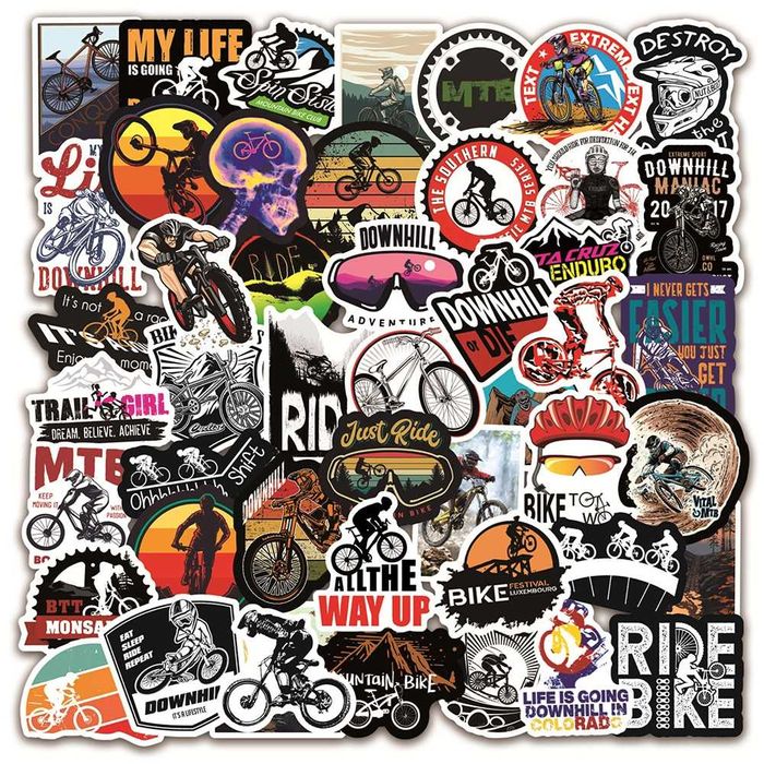 Стикери за декорация 50/100-Offroad/Bikes/Колелета/Планина/Колоездачи