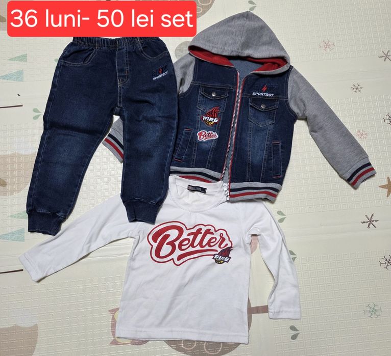 Compleu 3 piese pt 36 luni