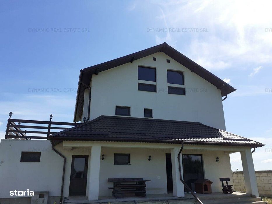 Vila D+P+1+M  - 4 dormitoare/4 bai - Garaj - 5000mp - 2 cai de acces