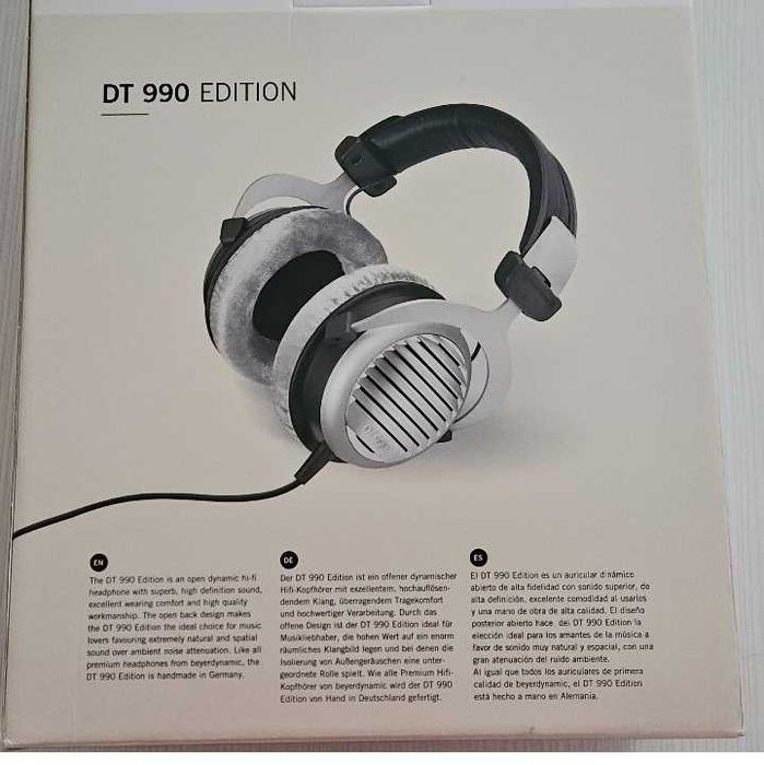 Beyerdynamic DT 990 Edition 600 Ohm + Amplificator DV 336SE (cu lămpi)