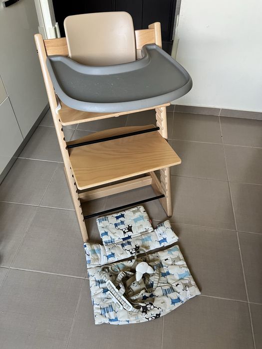 Scaun de masa Stokke Tripp Trapp plus accesorii