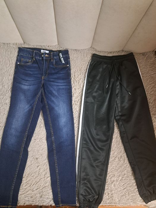 Джинсы и спортивные штаны для девочки 10лет