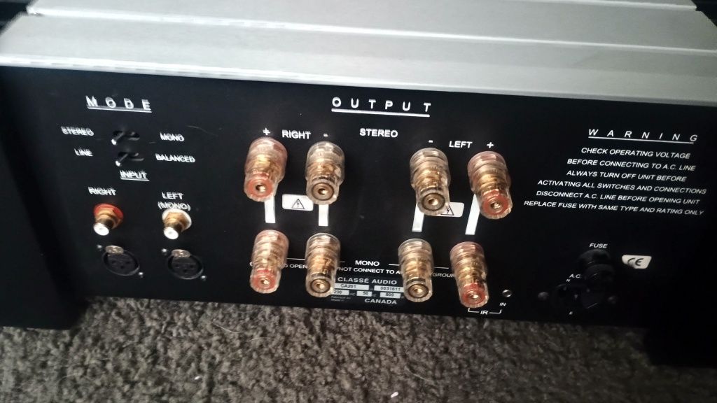 Classe CP-47.5 preamp & Classe CA-201 amp