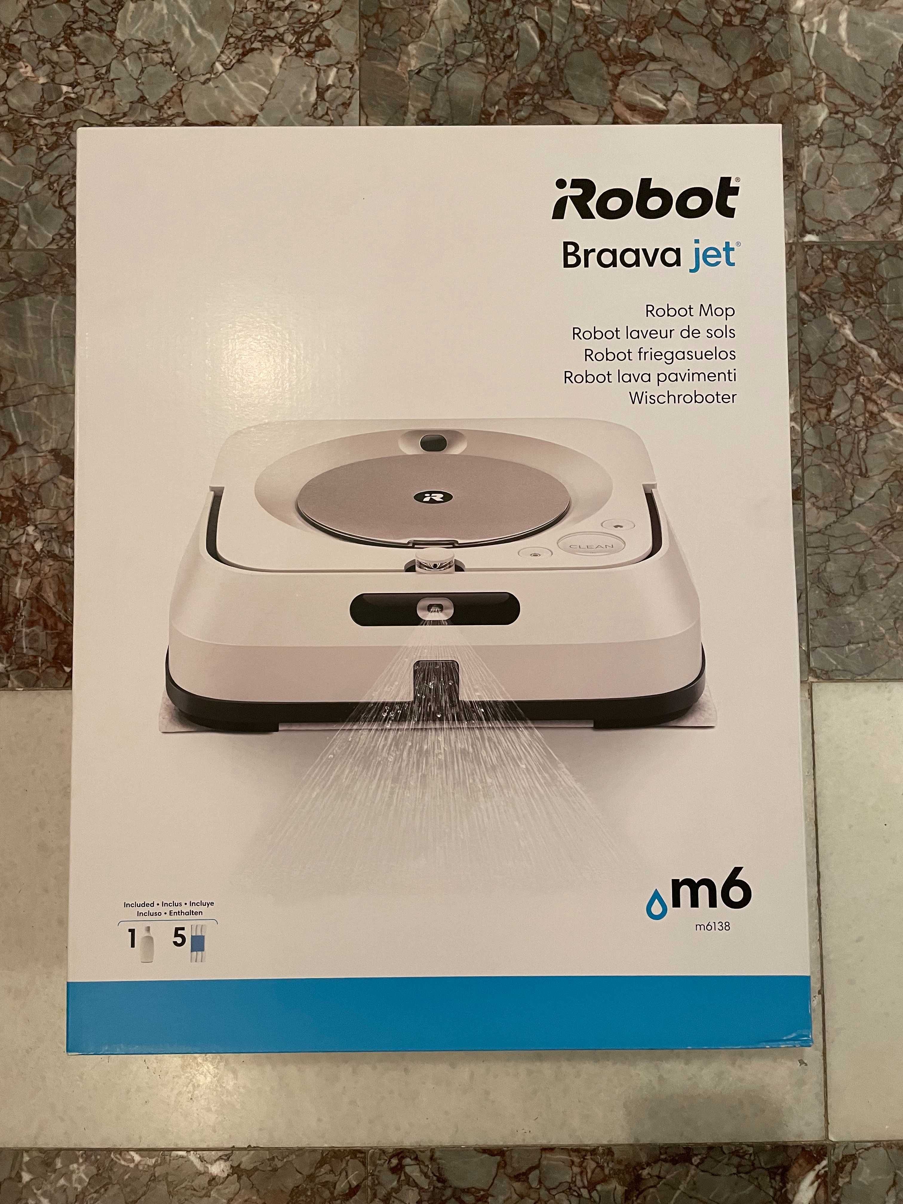 Робот за мокро и сухо почистване iRobot Braava M6