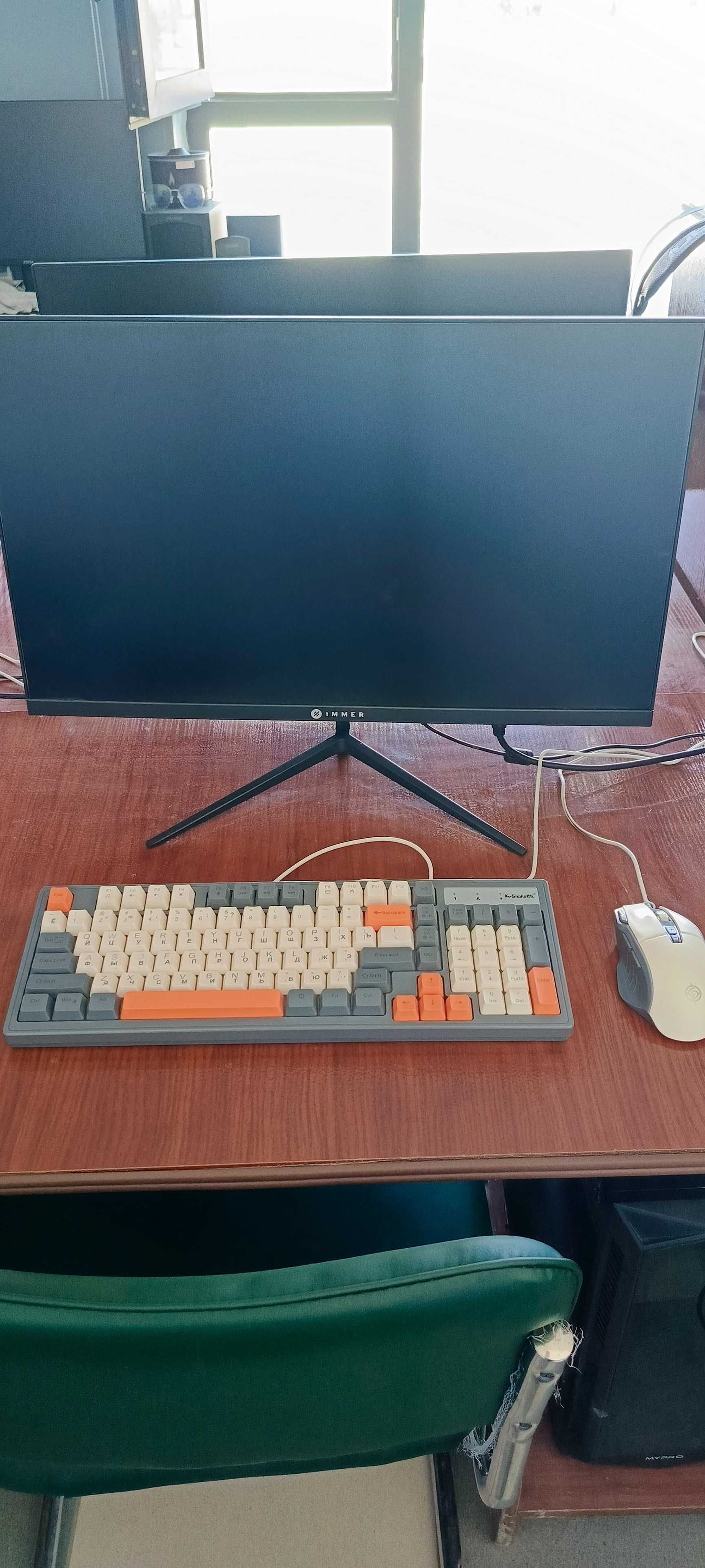 Monitor 24 d 100hz immer 10 ta, klaviatura va mishka 10 ta , Stul 10ta