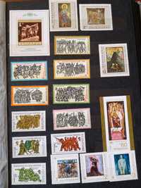 Класьор 2/2 – 6 листа: Пощенски марки България- Изкуство, живопис