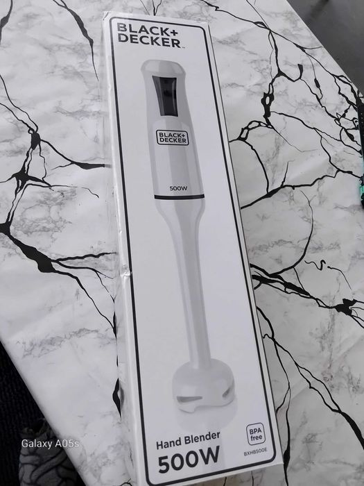 Пасатор BlackDecker BXHB500E, 500w бял