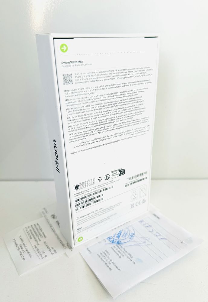 НОВ! iPhone 16 Pro Max 256GB Black Titanium 2г.ГАРАНЦИЯ!