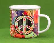 Емайлирано канче "Peace"