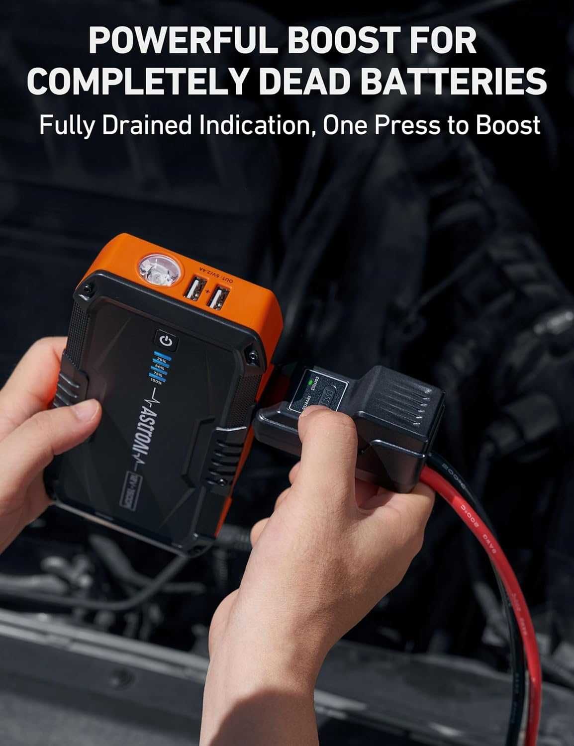 Пусковое устройство AstroAI S8 1500A 10000 mAh