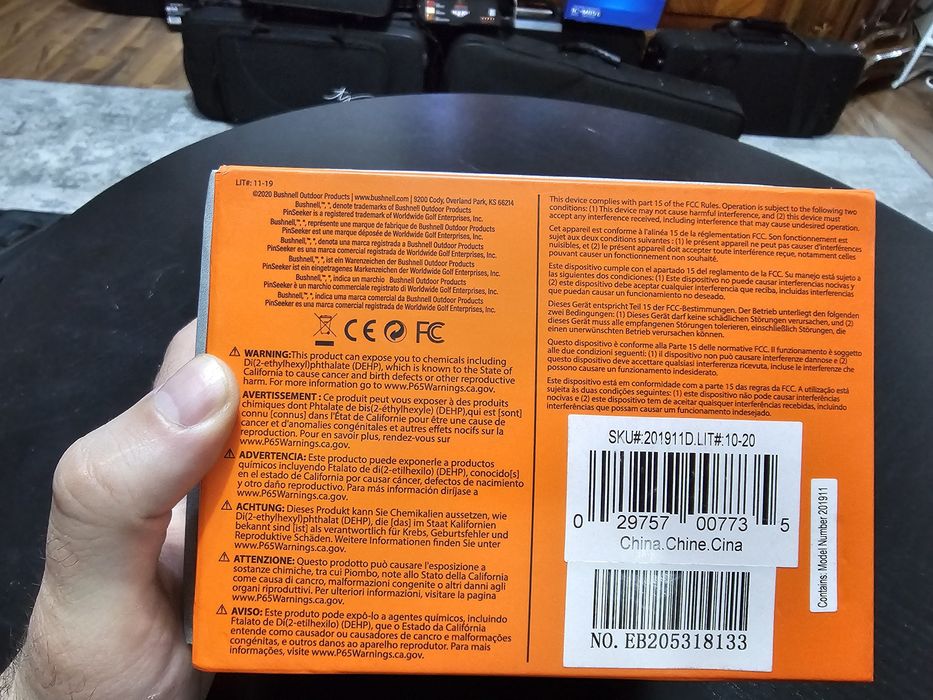 Bushnell Tour V5 Shift – Rangefinder Golf, Nou, Sigilat + Husă