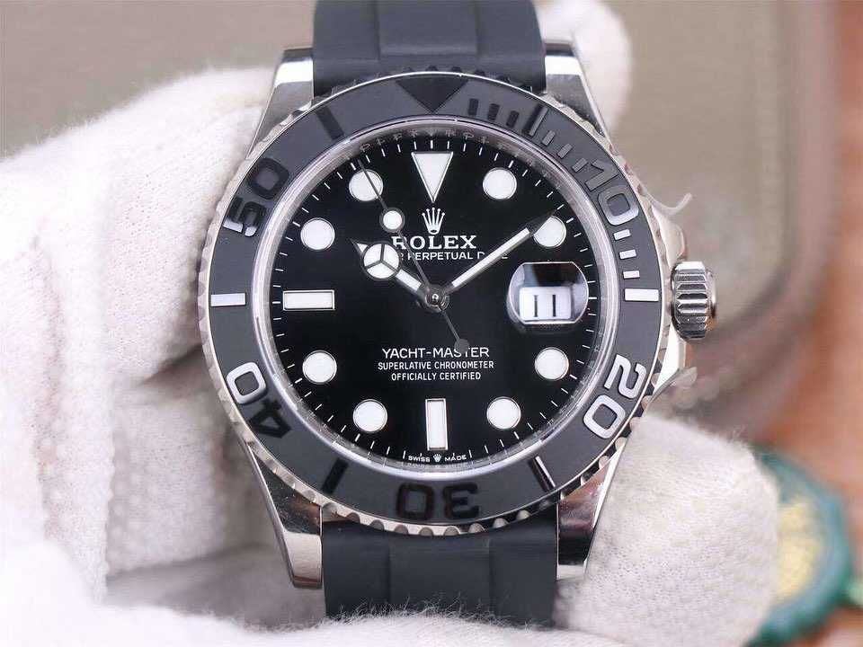 Rolex Yacht-Master 42mm сребристо черно