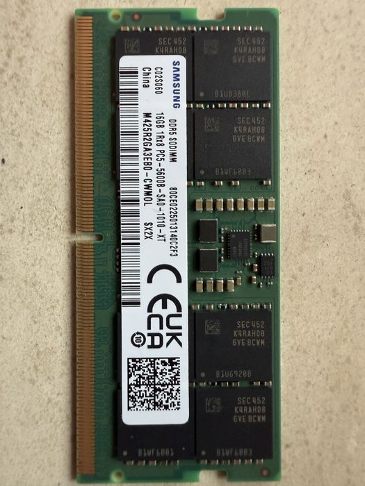 32gb (2x16gb) RAM DDR5 5600 Samsung за лаптоп