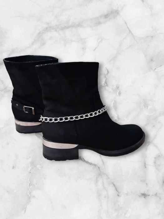 Ghete din piele naturala Mopiel