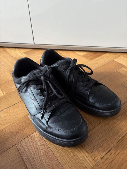 Pantofi din piele Tommy Hilfiger Basket Core, marimea 43
