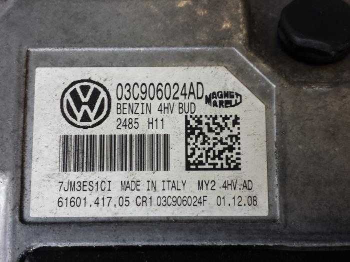 Calculator motor Volkswagen Golf 6 2010 03C906024AD IAW 4HV.S 1.4 b