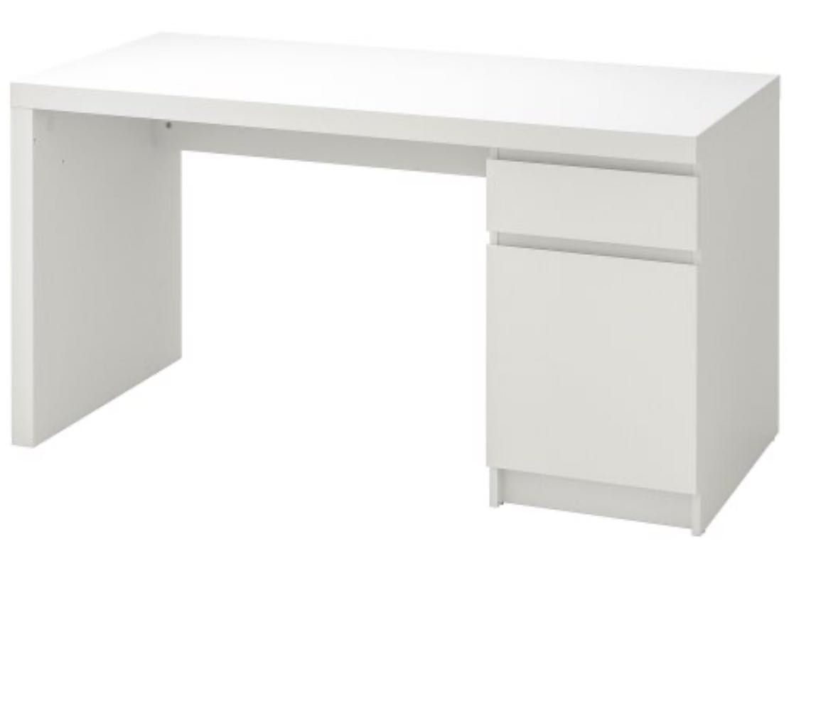 Бюро MALM, 140x65см, бяло