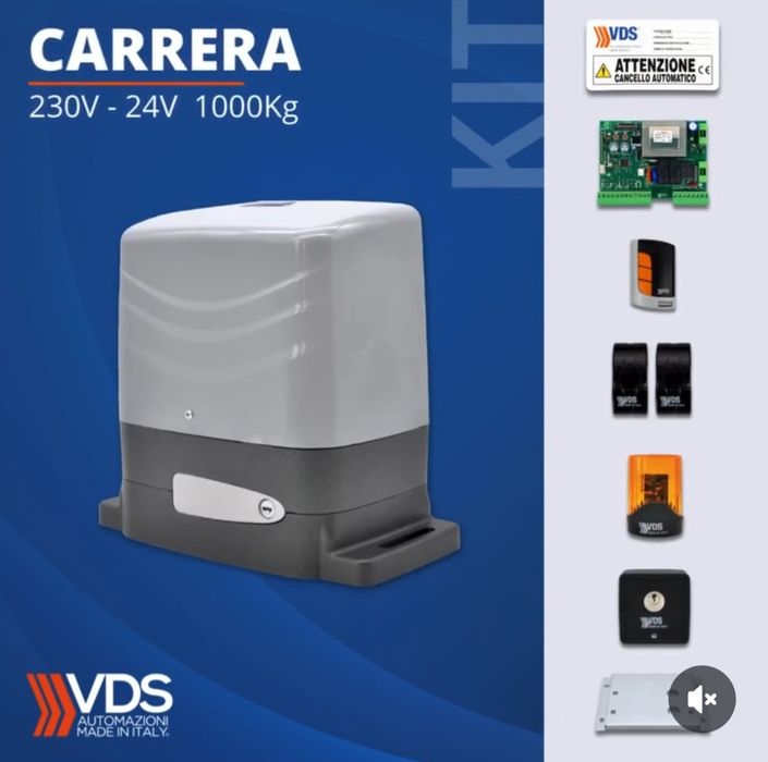 Автоматика за плъзгащи врати до 1000кг