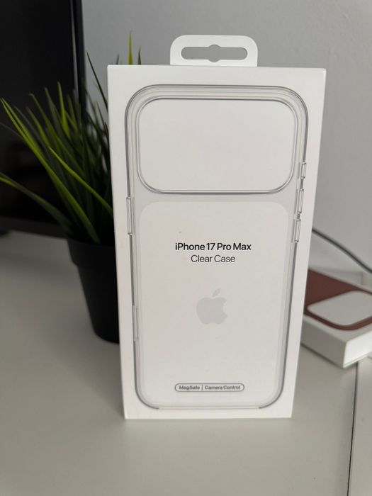 Husa Apple Clear Case Transparent iPhone 17 pro max ORIGINALA Sigilata