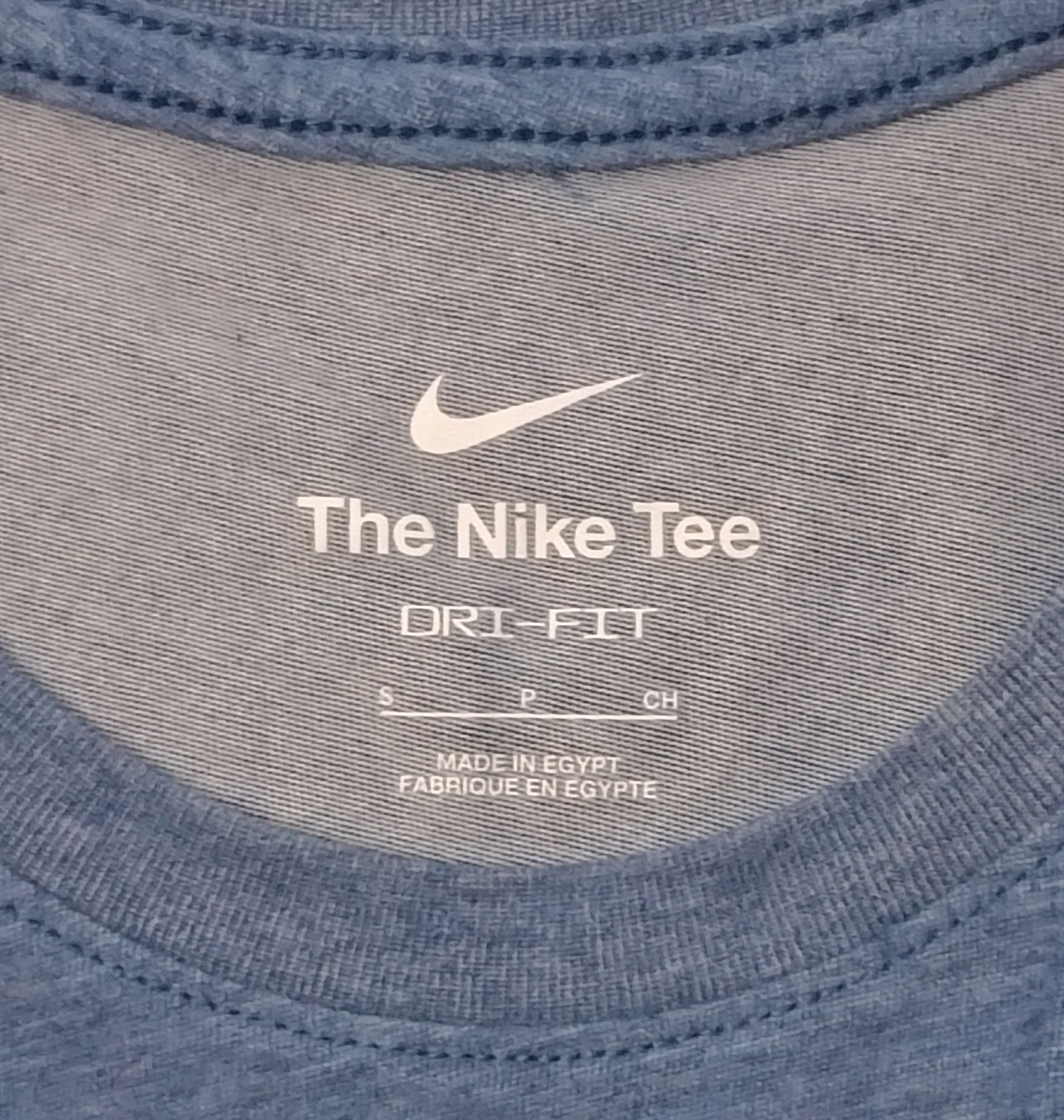 Nike DRI-FIT Swoosh Tee оригинална тениска S Найк памук спорт фланелка
