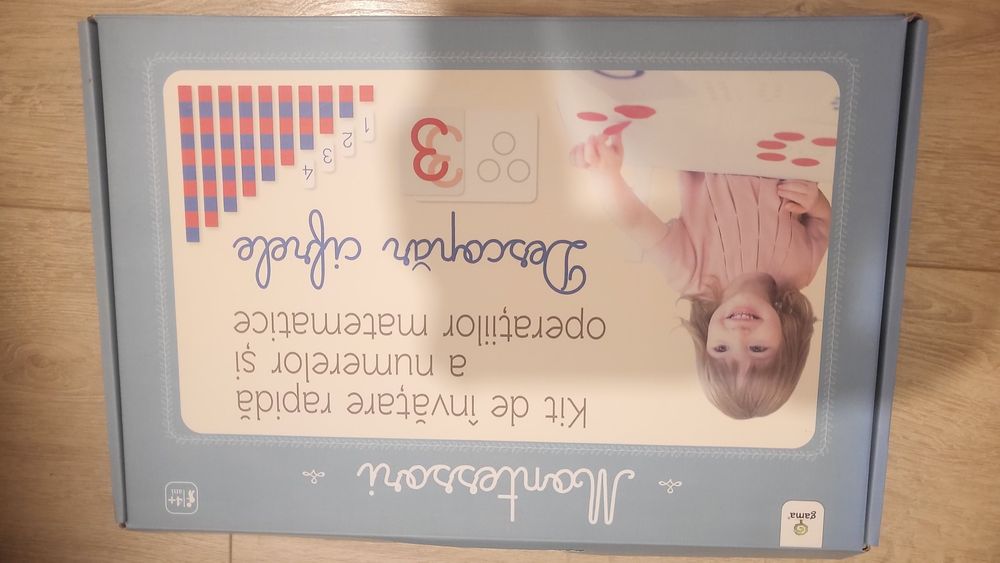 Montessori descopar cifrele