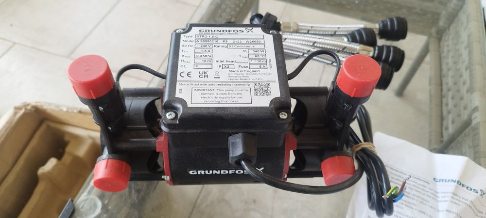 Grundfos STR2-1.5C Shaower Pumps Pompa de dus