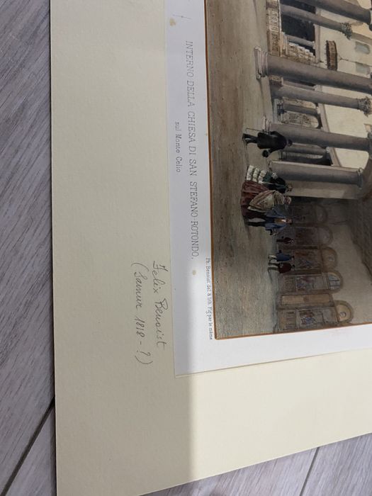 tablou , litograife felix benoist