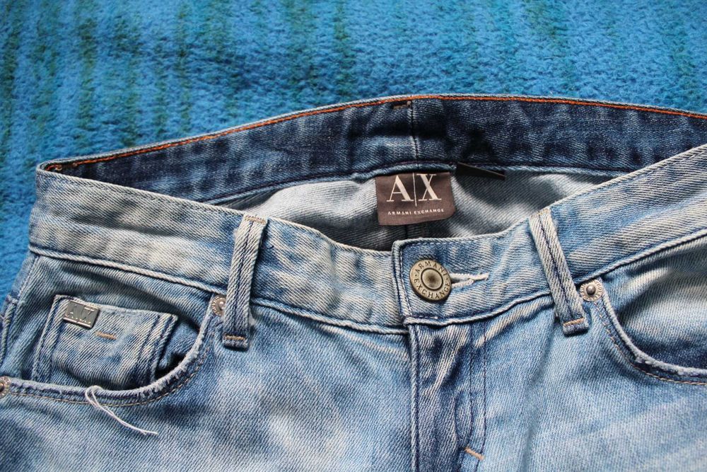 Blugi S si camasa XL Armani Exchange AX Potassium Jeans