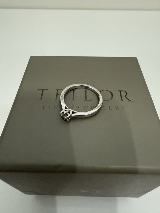 Inel Logodna Teilor aur 18k cu diamant natural