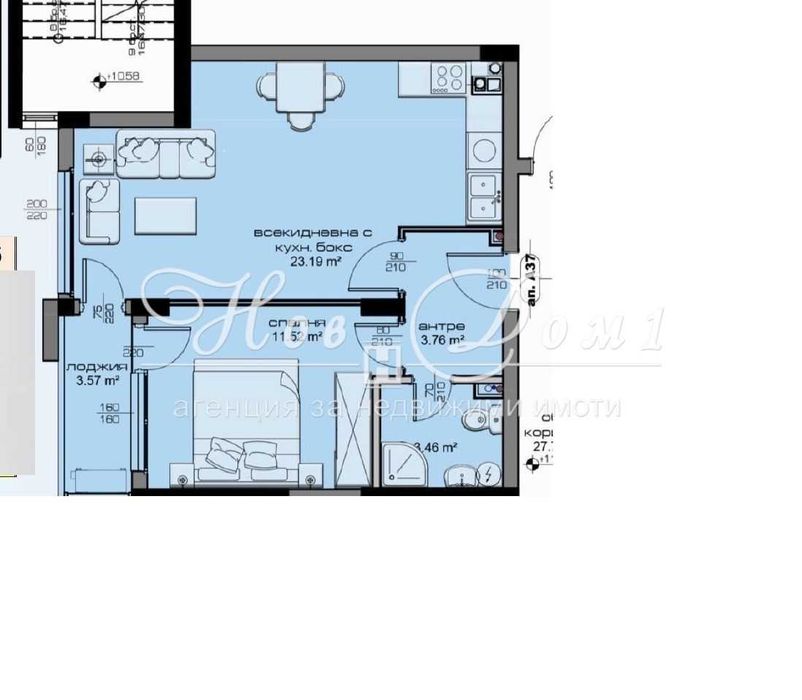 Продава се Двустаен апартамент в Варна, Кайсиева градина - 63 кв.м за 1556 €/кв.м - Снимка #3