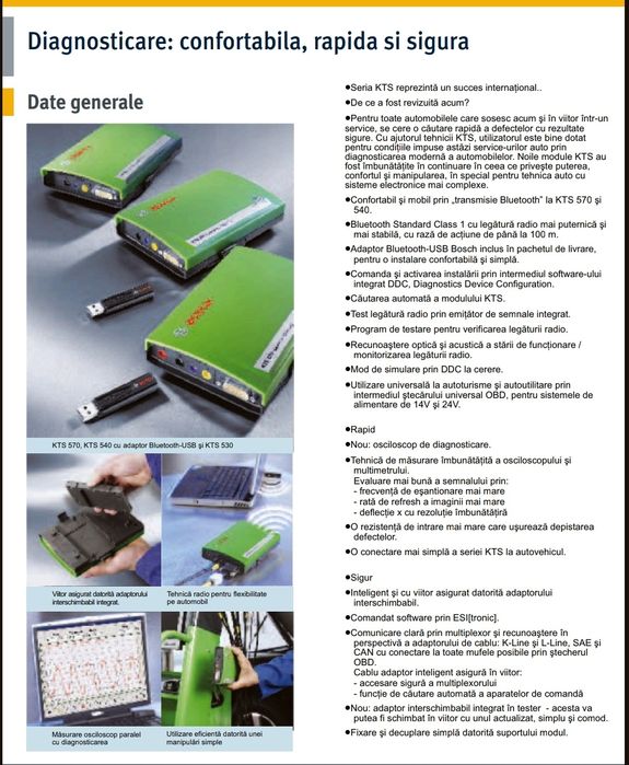 Diagnoza auto Bosch Esitronic