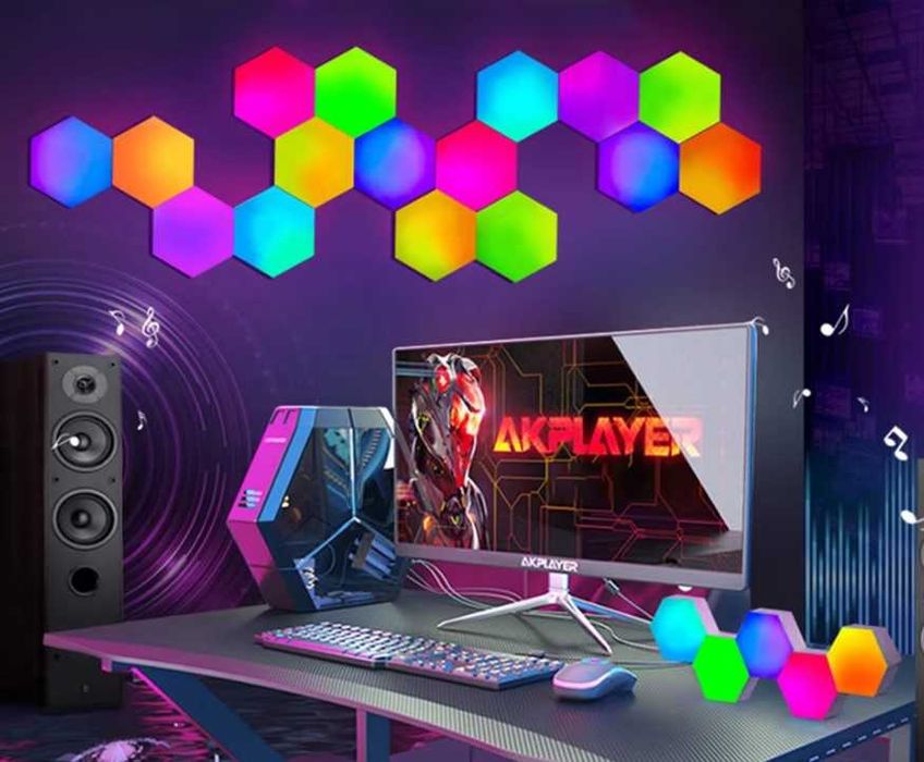 Модульный сенсорный светильник с RGB-подсветкой NS1