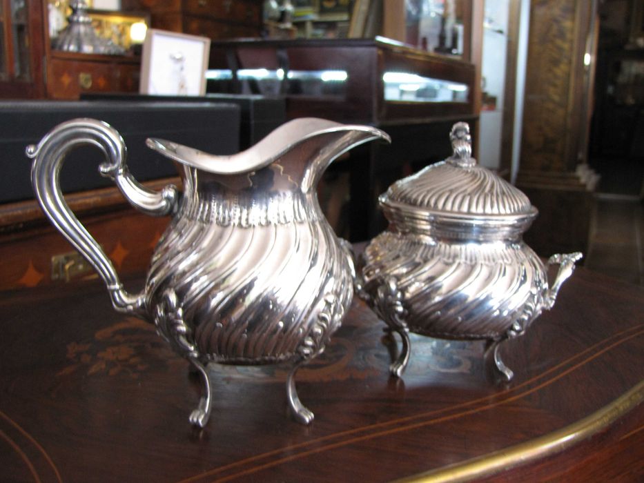 Set ceai cafea argint masiv