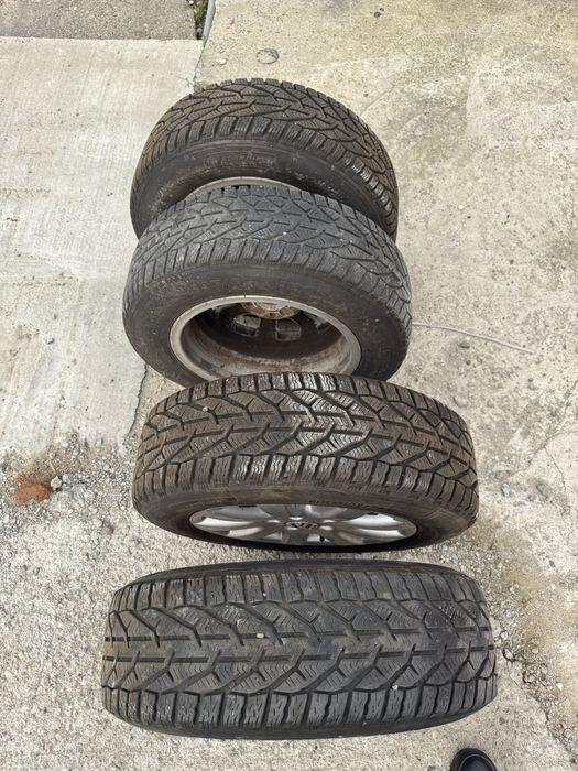 Jante cu anvelope iarna volkswagen skoda seat 195 65 R15